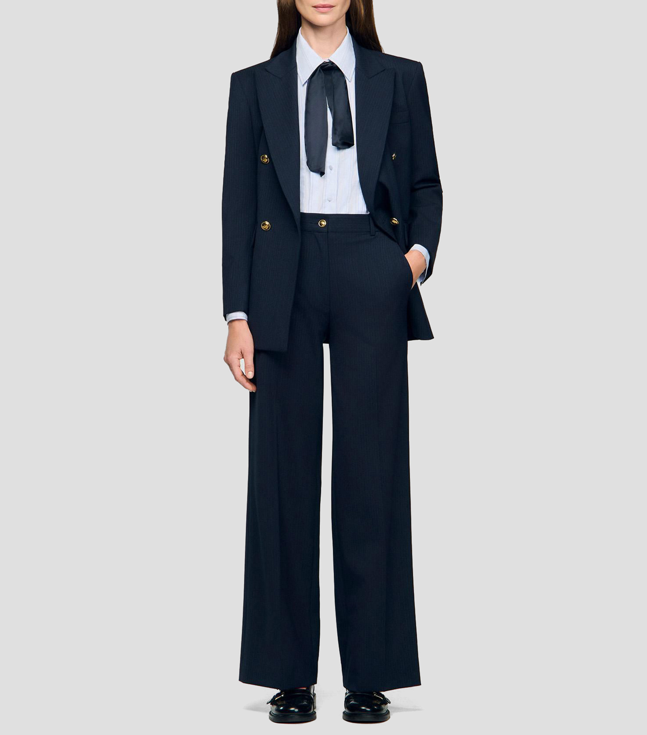 Pantalón a Rayas Mujer